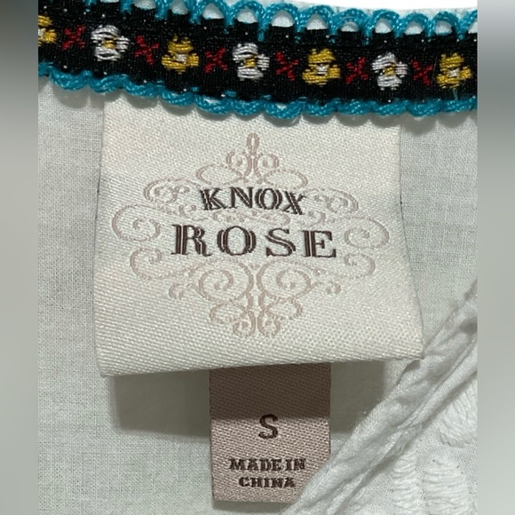 Knox Rose White Eyelet Top In Women's Size S - Picture 3 of 3